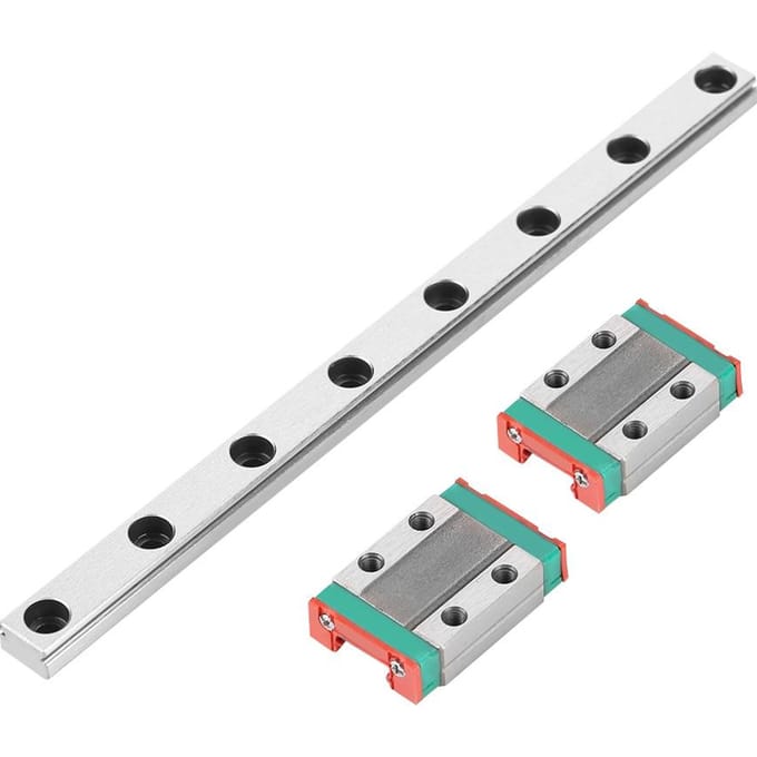 MGN9B 150mm lineaire geleiderail 9mm breed met 2 stuks MGN9B railblok