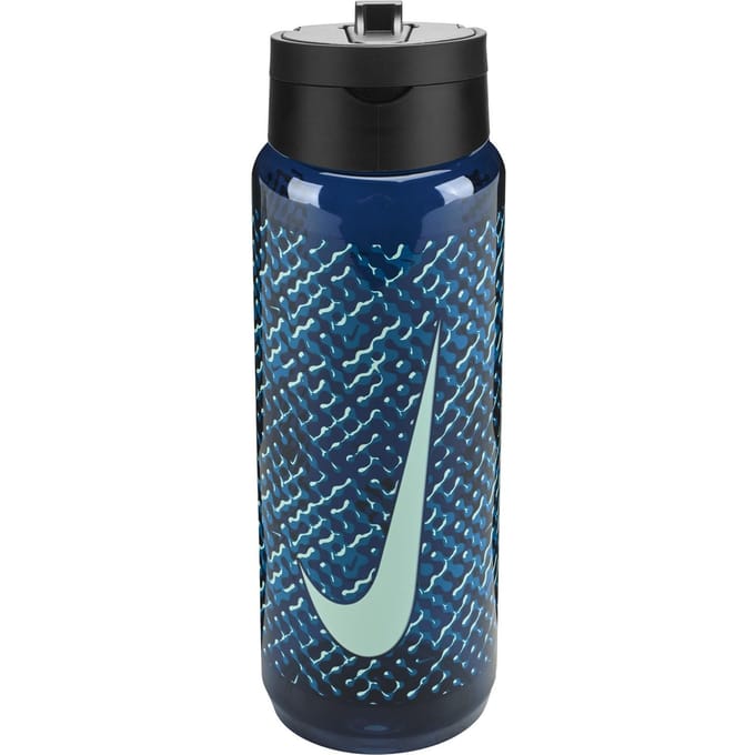 Nike Renew Opnieuw opladen 680ml Rietjesfles (Transparant Blauw)
