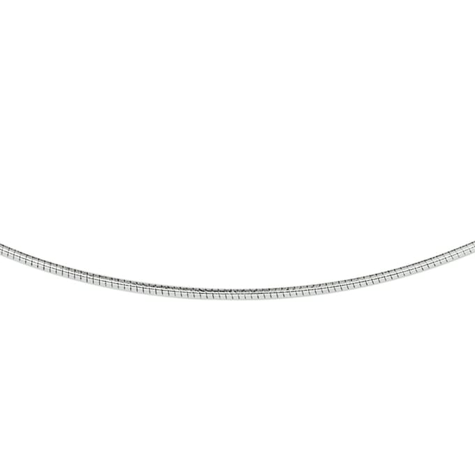 Collier Omega Rond 1,1 Mm