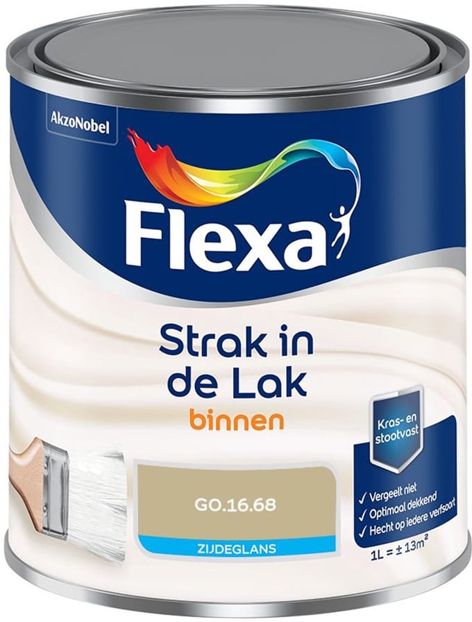 Flexa - Strak In De Lak Binnenlak Zijdeglans - G0.16.68 - Mengverf - 1 L