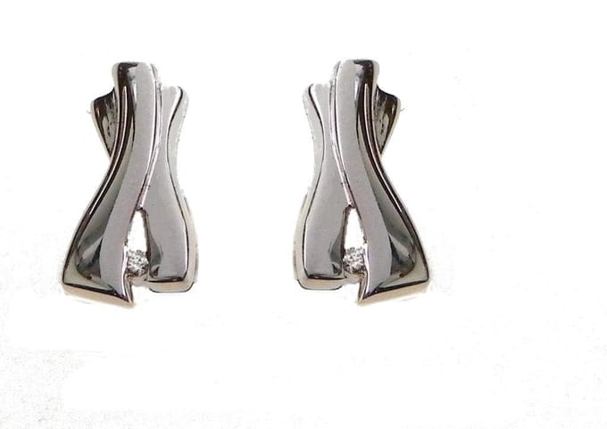 Orphelia Dames 925 Sterling Zilveren Stud Oorbellen - Zilver ZO-5683
