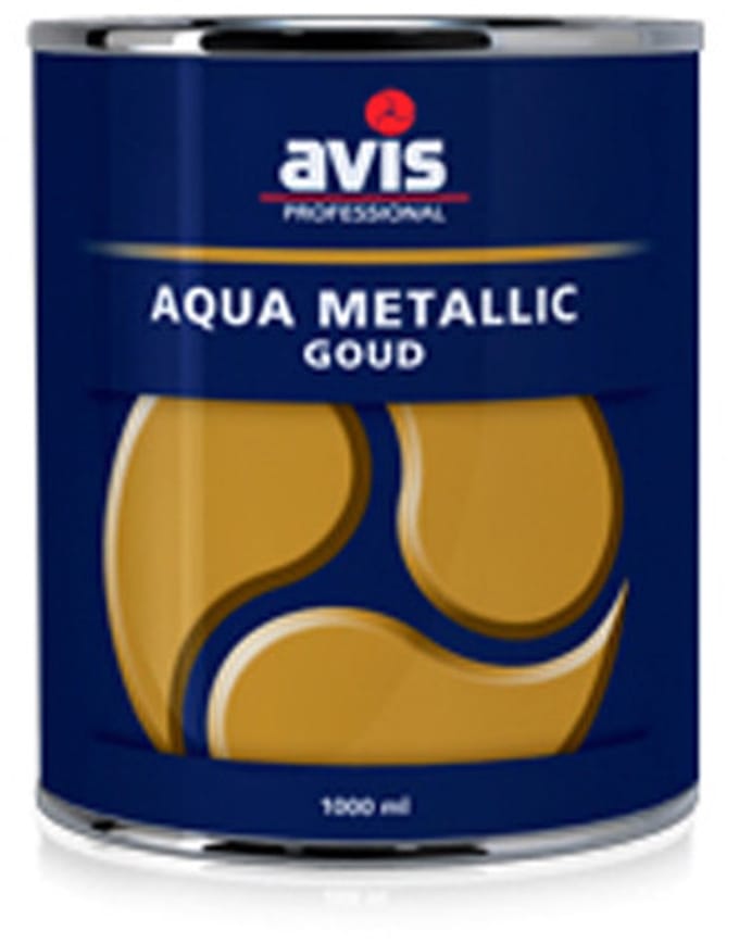 Avis Aqua Metalliclak - Goud - 125 ml