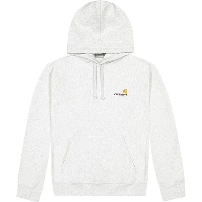 Carhartt Wip American Script Hoody Grijs