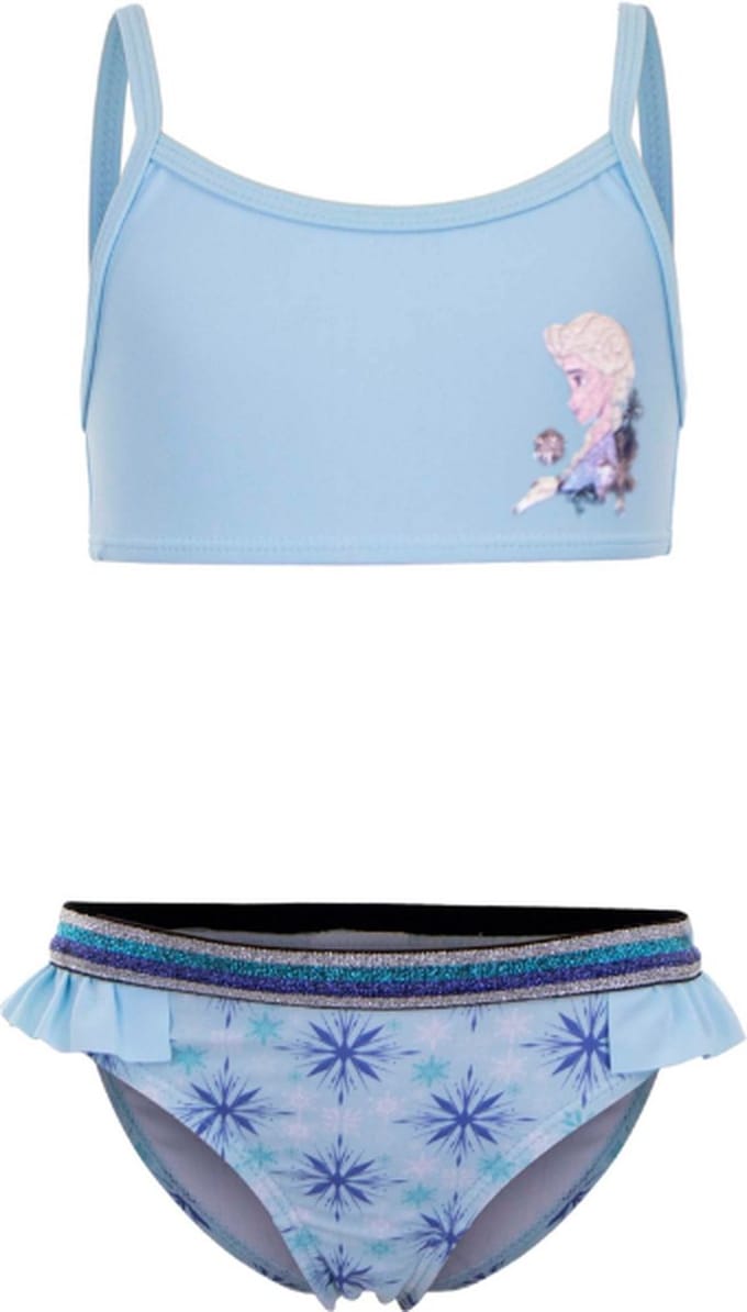 Meisjes Bikini - Frozen - Elsa - Lichtblauw - Maat 122/128 - 8 jaar (128 cm)