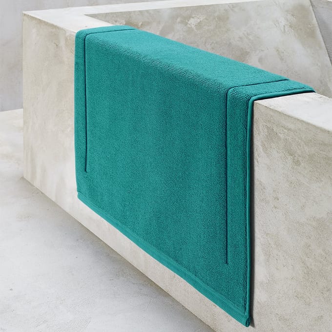 De Witte Lietaer Badmat Contessa, Lake Green - 60 x 60 cm - Katoen