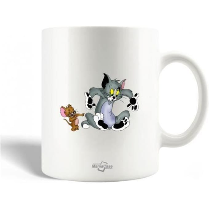 Keramische Mok - Tom en Jerry - Anker - 30cl - Vaatwasmachinebestendig - Wit