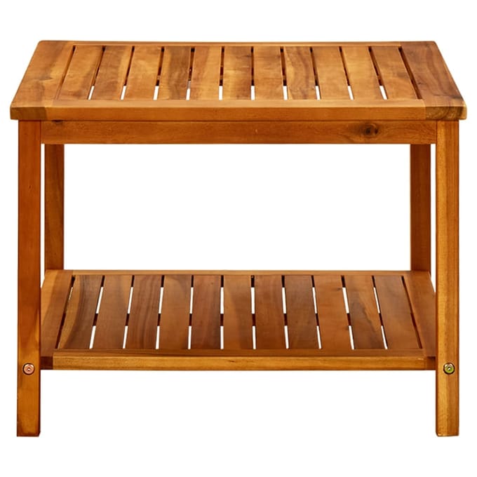 vidaXL - Salontafel - 60x60x45 - cm - massief - acaciahout