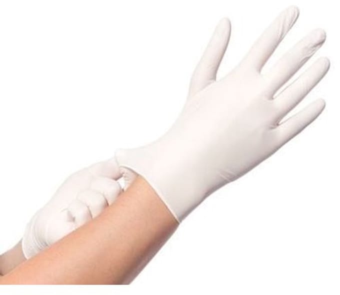 Haibu Vinyl-Handschoenen poedervrij Maat XL Wit 100st