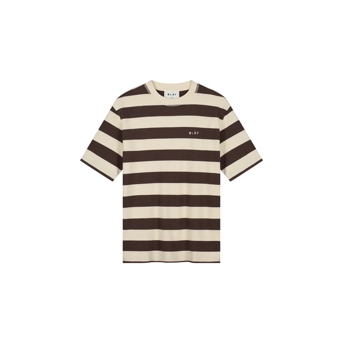 Gestreept T-shirt Olaf Hussein