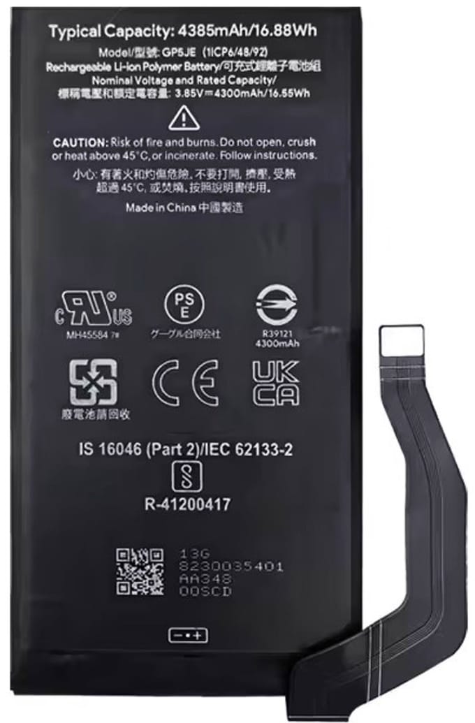 Google GP5JE - Batterij - Pixel 7A - 4385mAh - 3.85V