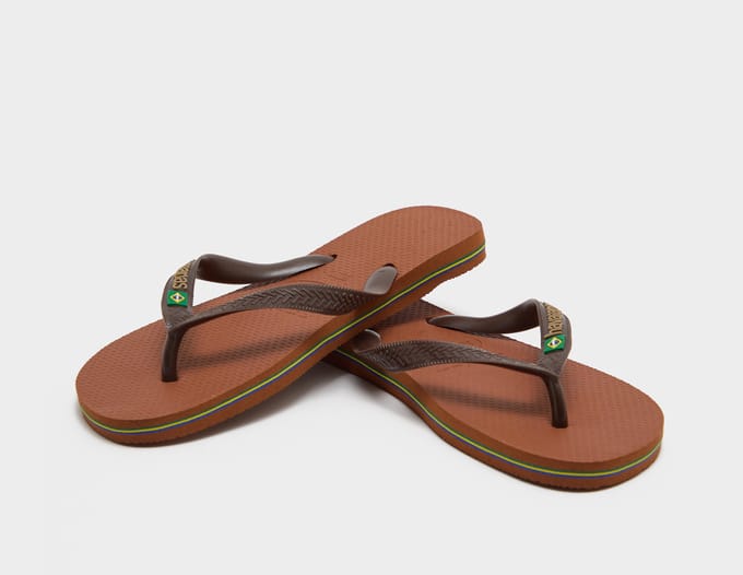 Havaianas HAV. BRASIL LOGO RUST/Donkerbruin Unisex Slippers - rust/Donkerbruin