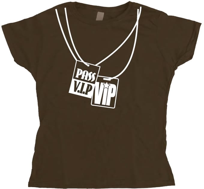Hybris Dames VIP Pass Girly T-shirt SH-5-14036-H10-1