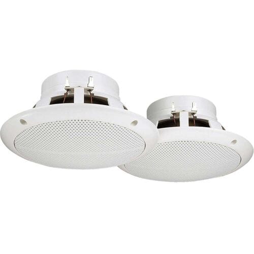 Monacor SPE-265/WS Inbouwluidspreker 60 W 8 Ω Wit 1 paar