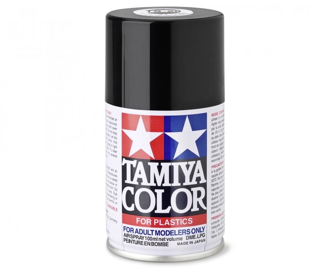 Tamiya Hobbyverf Acrylverf - TS-29 Black - Satin - Acryl Spray - Verf spuitbus - 100 ml