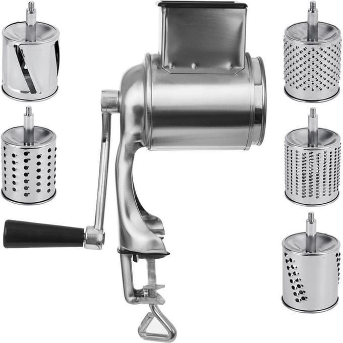 Orion - Raspapparaat - Roestvrij Staal - 6-delig - Ergonomisch - Stabiliteit