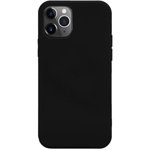 Shieldcase Pantone siliconen hoesje geschikt voor Apple iPhone 12 Pro Max - silicone case - optimale bescherming - backcover - zwart