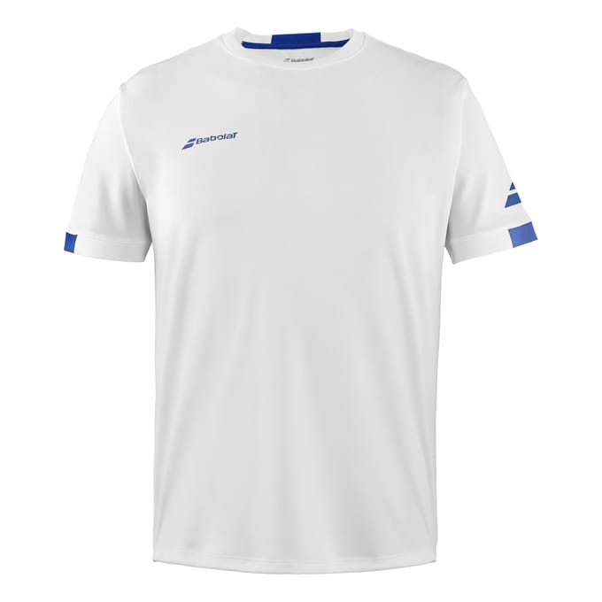 Babolat Play Crew Neck T-shirt Heren-Wit
