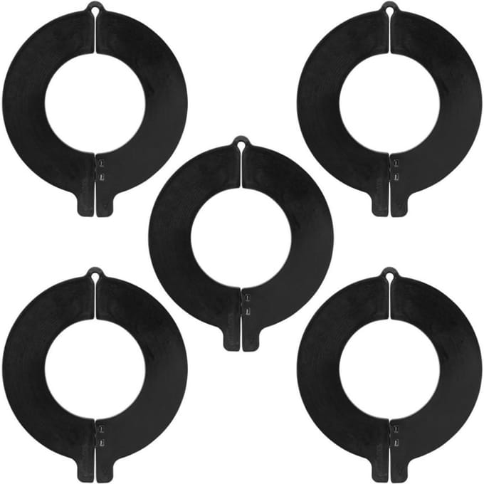 8 STKS 45 mm Emmerpen Shims Ringen 3 mm Dikte Hars voor Graafmachines Minishovels Laadmachines