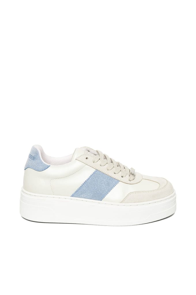 Steve Madden Moxy Sneakers Grey/blue Größe: 41 | Trainers Outlet | Damen | Grau
