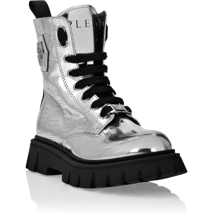 Mid Boots Hexagon Monogram