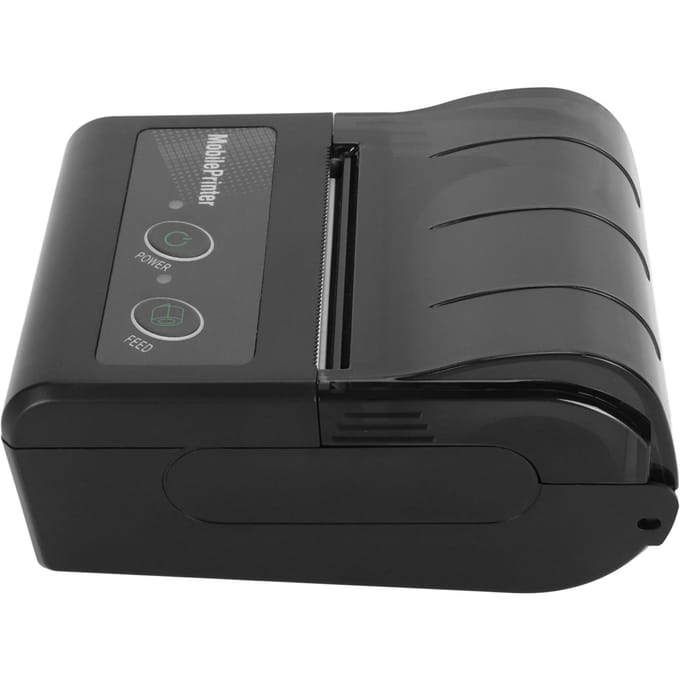 Mini-imprimante thermique POS 58 mm, imprimante de poche Bluetooth pour reçus, pour téléphones portables US Plug gray