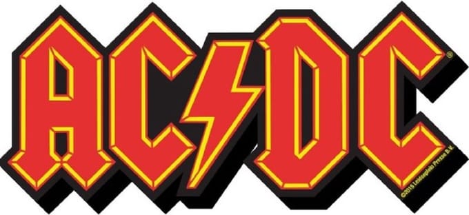 Magneet - AC/DC Logo Funky Chunky Magnet