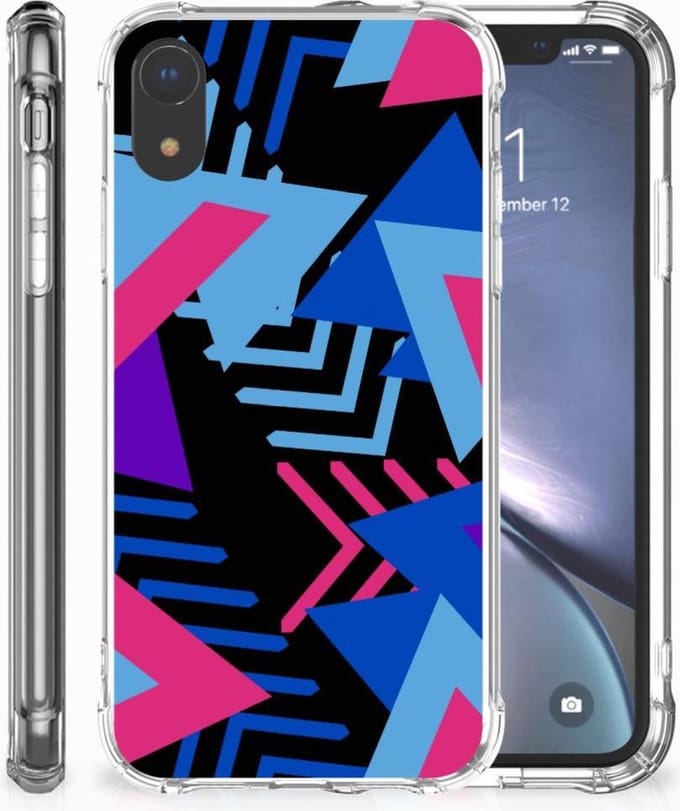 Apple iPhone Xr Shockproof Case Funky Triangle