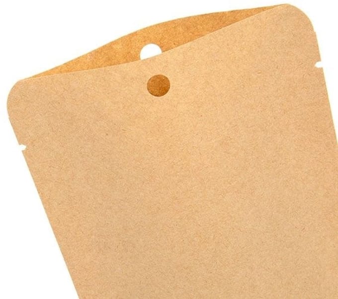 Stazakken Kraft Composteerbaar 10,2x6x15,2cm zonder Gripsluiting | 57 gram (100 stuks)