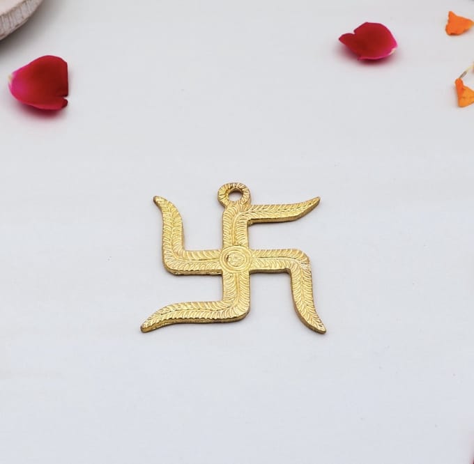 Brass Swastika 3 inch