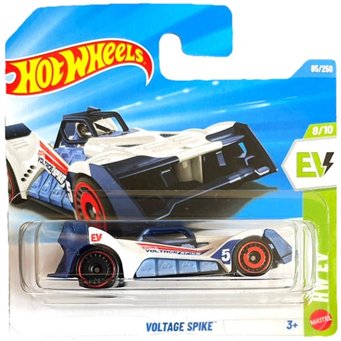 HOT WHEELS VOLTAGE SPIKE ICE BLUE 85/250 HW EV 8/10 SHORT CARD 2026