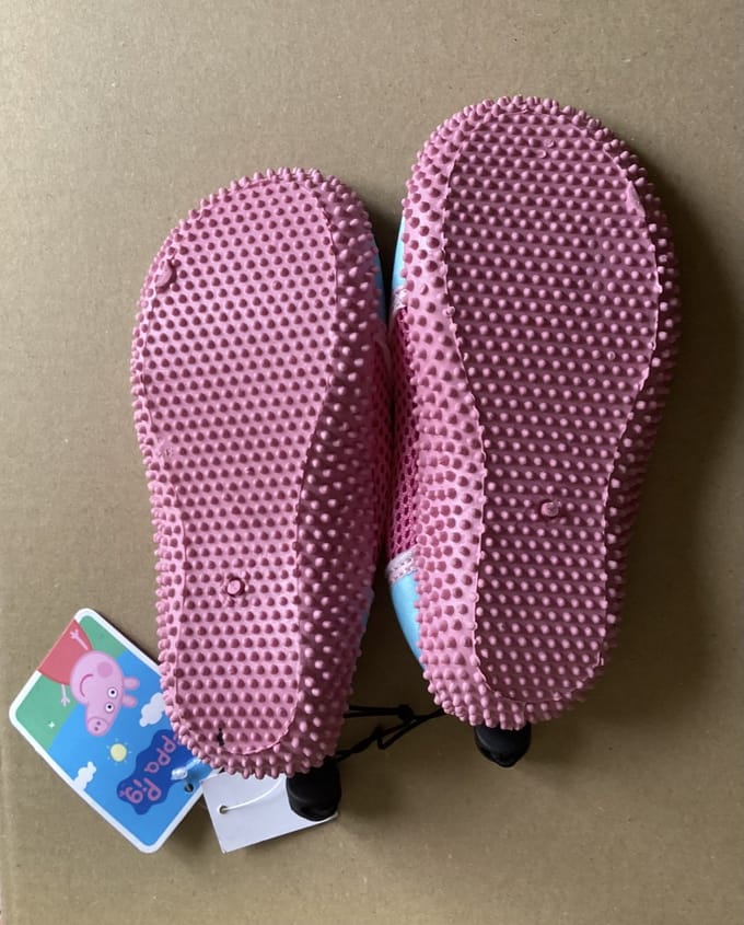 Peppa Pig waterschoenen, Roze/blauw, maat 25/26