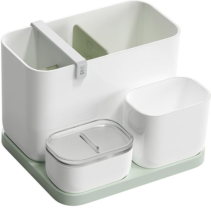 EKO - Bento Badkamer Caddies Set - Kunststof - Wit