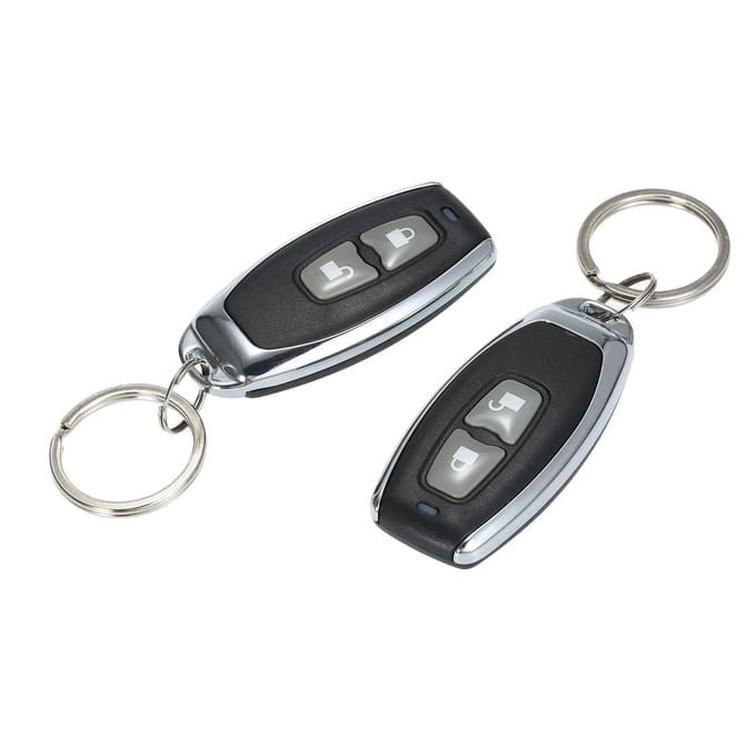 Universele autodeurslot kofferbakontgrendeling Keyless Entry-systeem Centrale vergrendelingsset met afstandsbediening zwart
