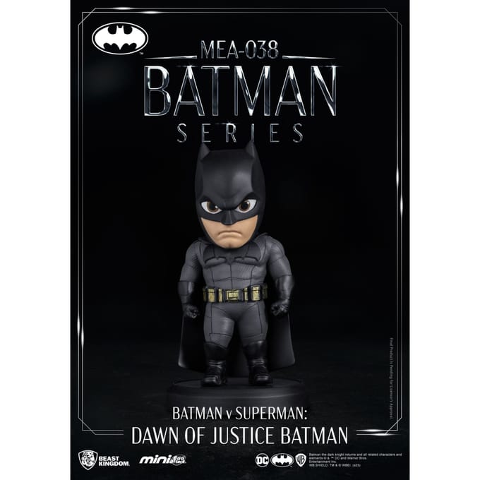 Beast Kingdom Toys DC Comics Mini Egg Attack Figure Batman v Superman: Dawn of Justice Batman 8 cm Mini-Figuur