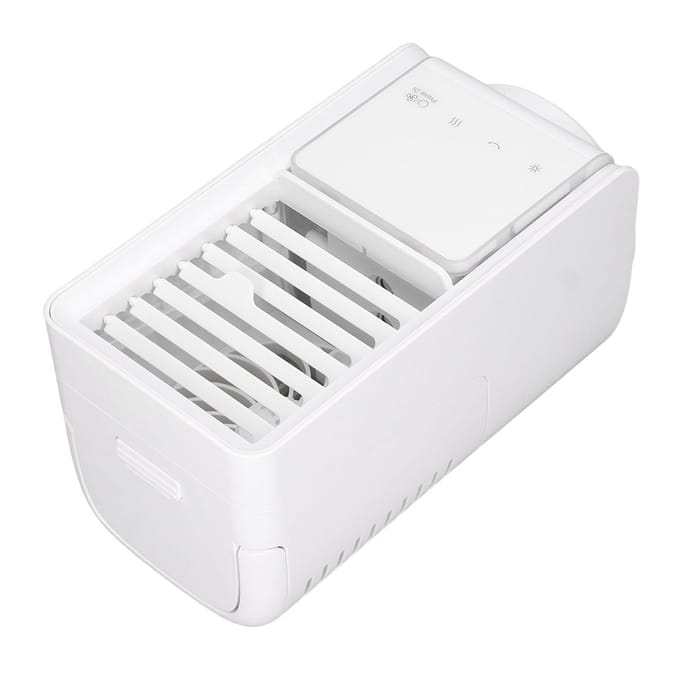 Mini climatiseur portable, refroidisseur d'air, ventilateur de charge USB extérieur, refroidisseur d'air oscillant gauche droite gray