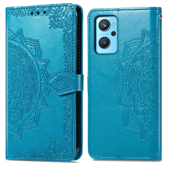 imoshion Hoesje - Geschikt voor Oppo A96 - Mandala Bookcase - Turquoise