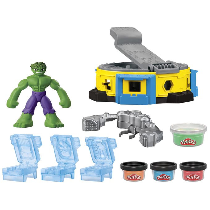 Play-Doh Marvel Hulk Pletpret Speelset - Boetseerklei - Inclusief Hulk figuur