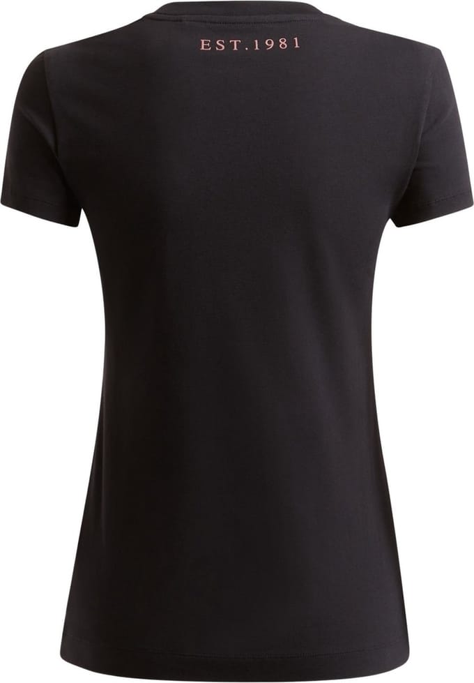 Guess - Maat XS - CN Floria Tee Dames T-Shirt - Zwart