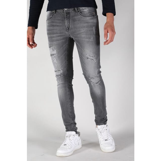 Gabbiano Jeans Ultimo Jeans 821751 Antra Destroyed Mannen Maat - W27 X L34