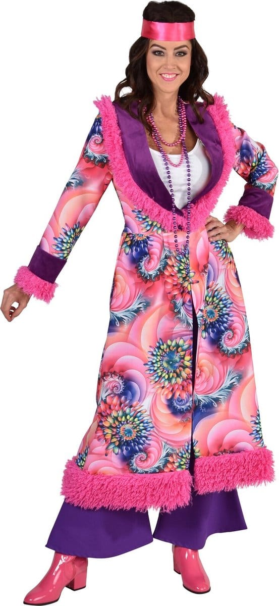 Hippie Lost In Pink Flower World - Vrouw