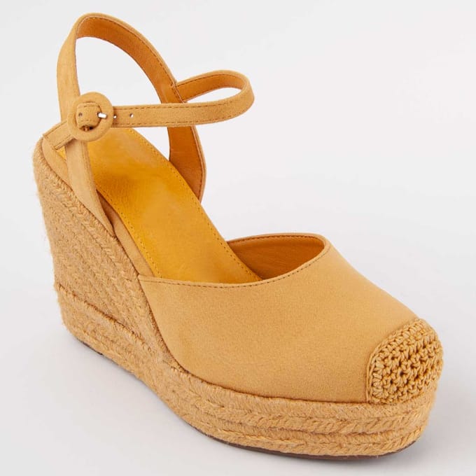Montevita Espadrilles Met Een Sleehak Balenci10 Geel