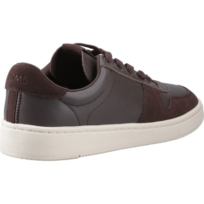 TOMS TRVL Lite Court Leer Heren Bruin Trainers