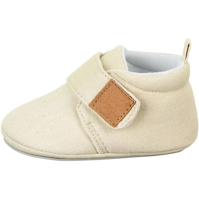 Leren slippers met klittenbandsluiting voor baby's Sterntaler