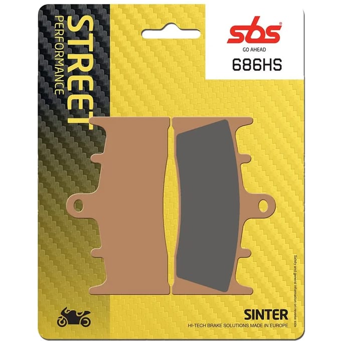 Sbs 686hs Gesinterde Remblokken Zilver