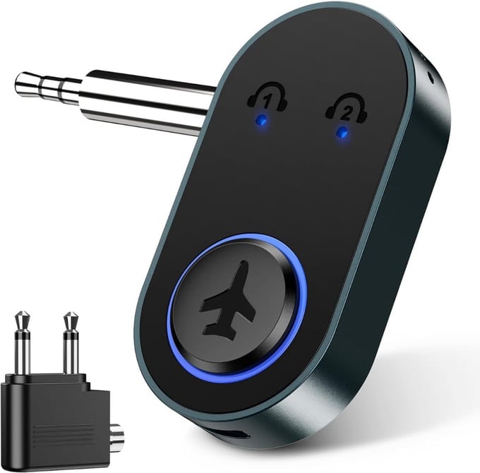 Daily Supplies® Bluetooth Receiver Aux - Ontvanger - Carkit -Zwart
