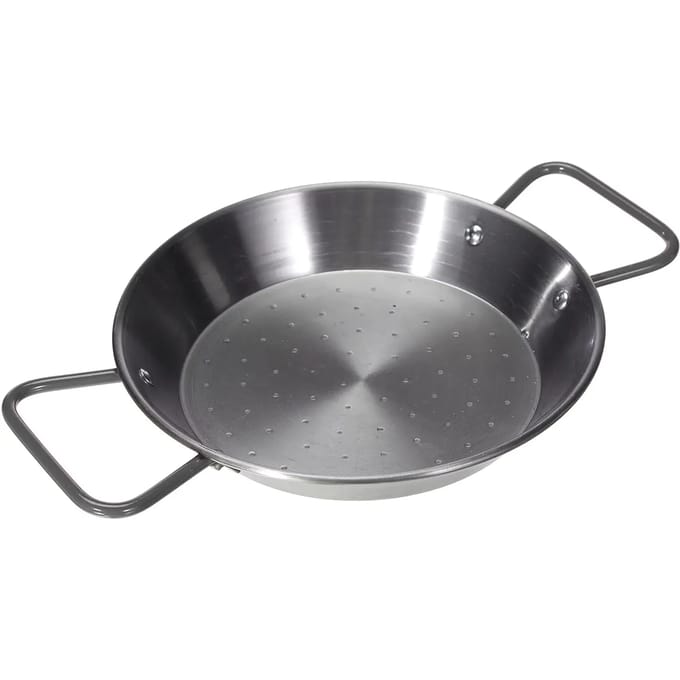 Stalen paella schaal Lacor 20 cm