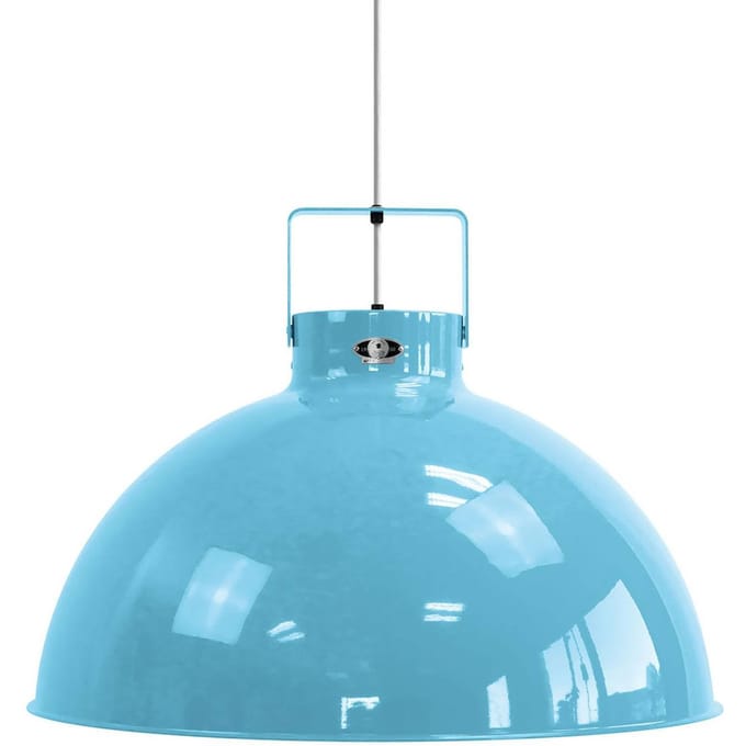 Jieldé Dante D675 hanglamp, lichtblauw, Ø 67,5cm