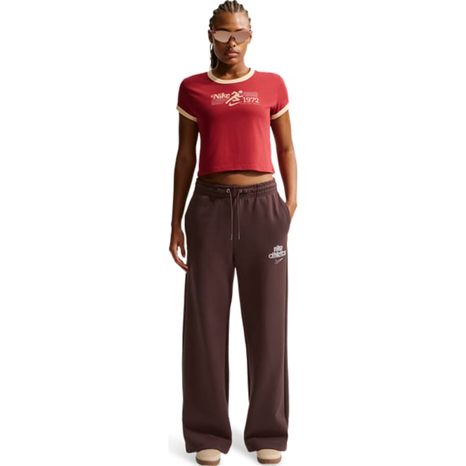 Nike Sportswear Broeken Dames - Bruin - Maat 40 - Katoen Jersey