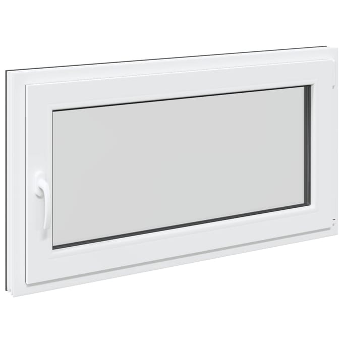 vidaXL - Kleur - binnenkant - kelderraam - Wit - RISOR - 110 - x - 60 - cm
