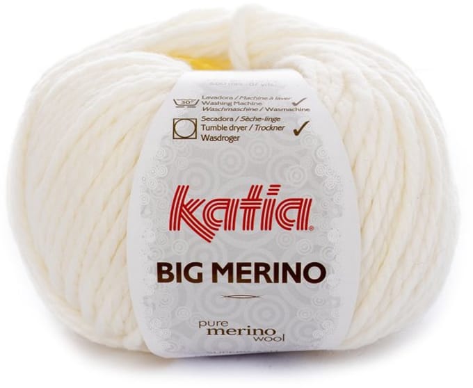 Katia Big Merino - 01 wit - Wol/Acryl Garen